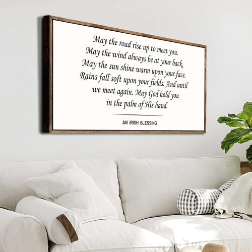 Irish Blessing Farmhouse Sign