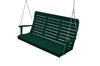 Keystone Amish Co. 4 Foot Salem Composite Poly Porch Swing, Turf Green