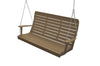 Keystone Amish Co. 5 Foot Salem Composite Poly Porch Swing, Weathered Wood