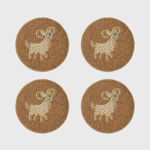 Aries coasters, set of four