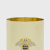 Stripey bee pot, large