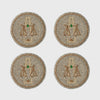 Libra coasters, set of four