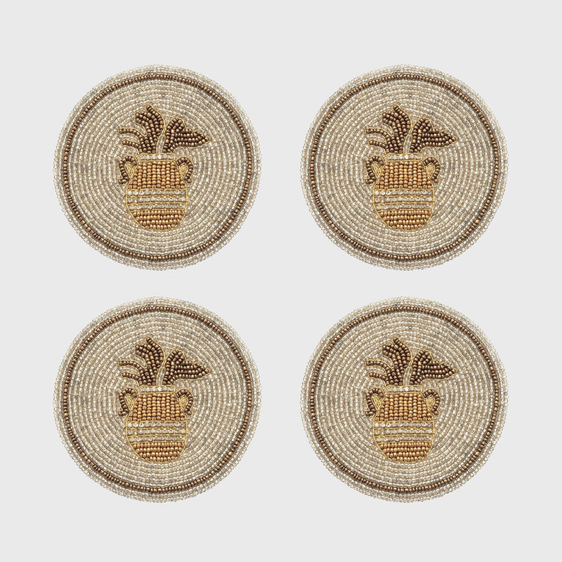 Aquarius coasters, set of four