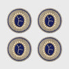Virgo coasters, set of four