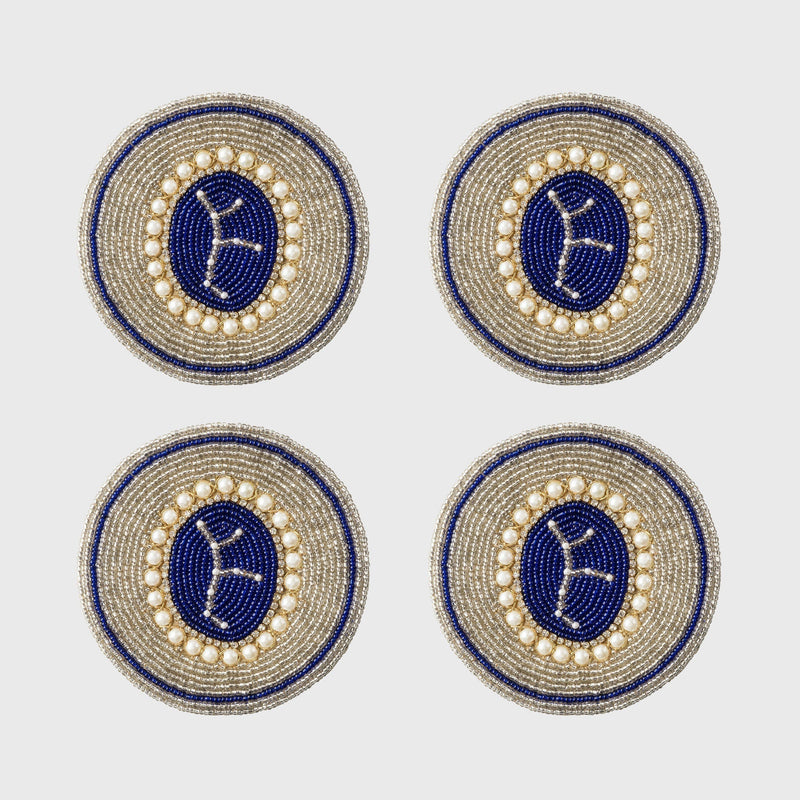 Virgo coasters, set of four