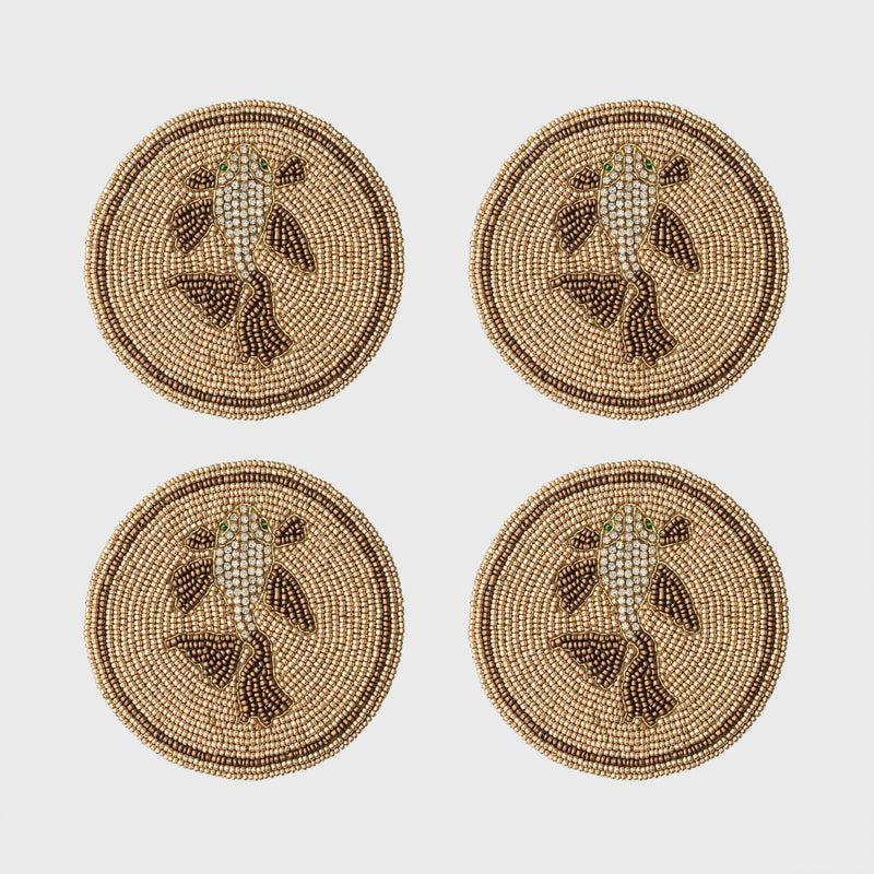 Pisces coasters, set of four