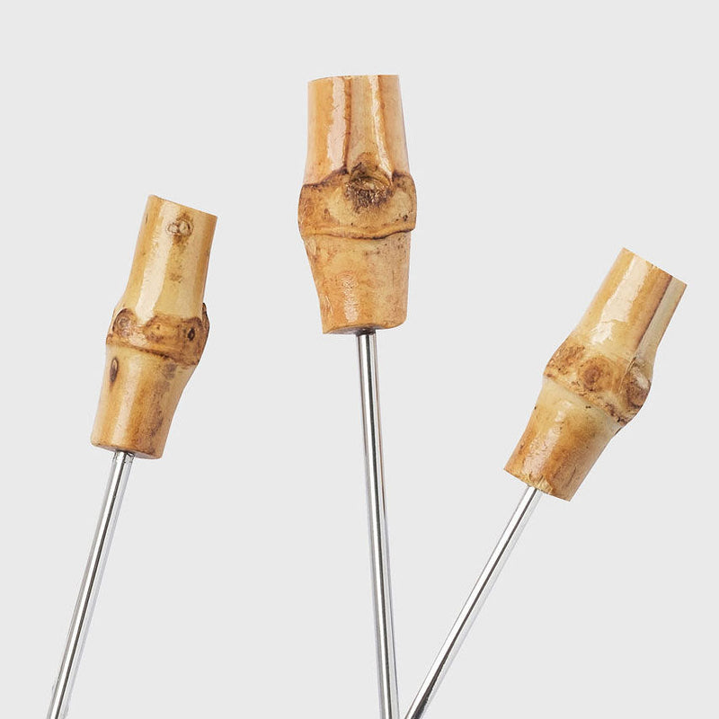 Natural bamboo cocktail picks