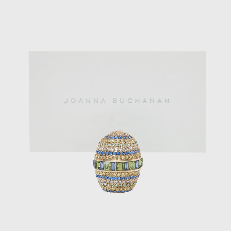 Sparkle egg placecard holders, set of two
