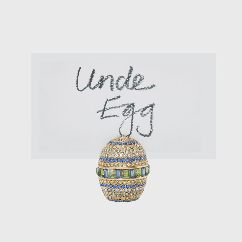 Sparkle egg placecard holders, set of two