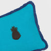 Pineapple pillow, turquoise