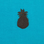 Pineapple pillow, turquoise