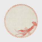 Straw lobster placemat, set of four