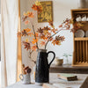 Artificial Fall Color Maple Leaf Stem Faux