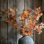 Artificial Fall Color Maple Leaf Stem Faux