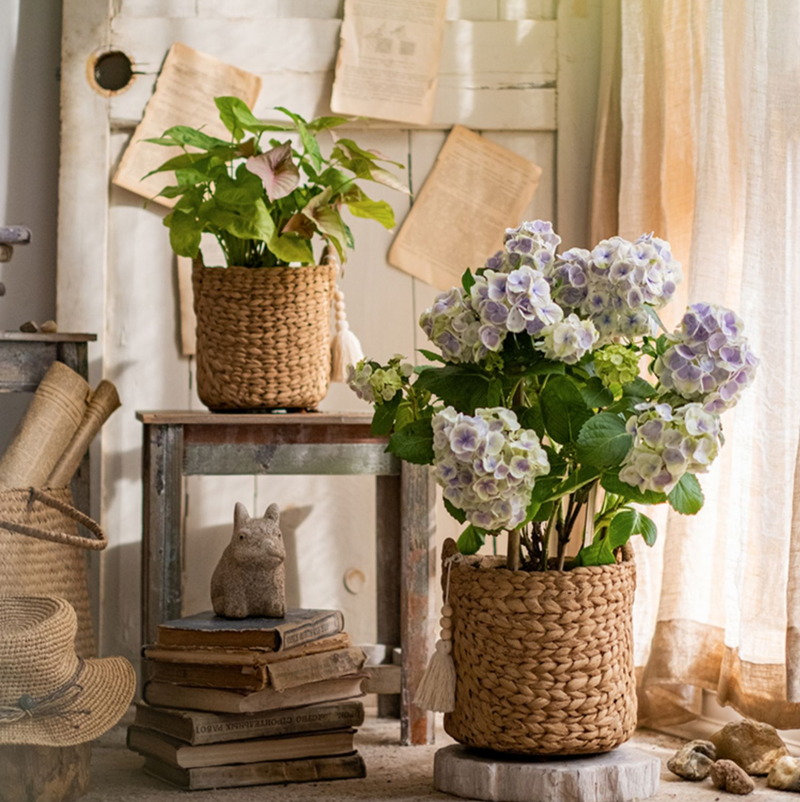 Bag with Tassel Cement Planter