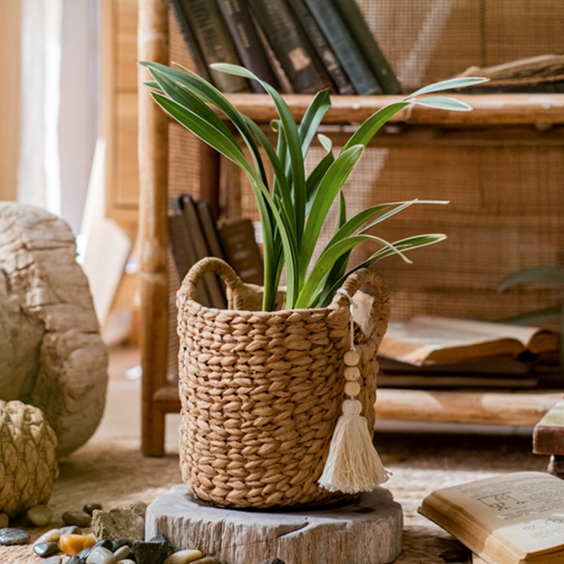 Bag with Tassel Cement Planter