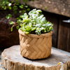 Bamboo Looking Cement Planter