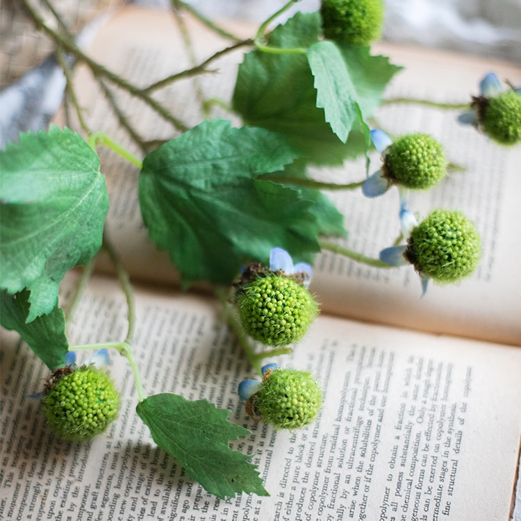 Artificial Plane Plant Fruit Stem 27" Tall