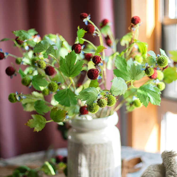 Artificial Plane Plant Fruit Stem 27" Tall