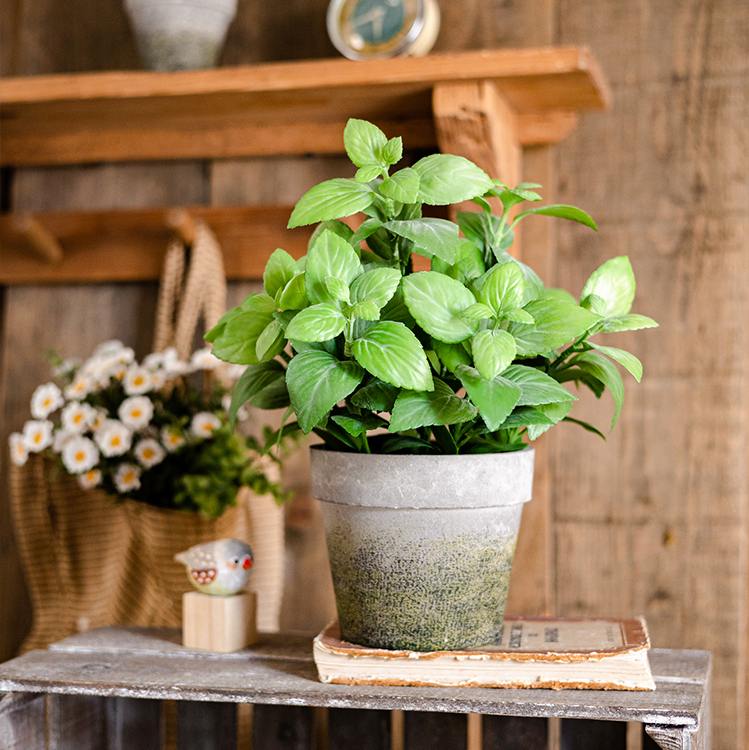 Artificial Potted Plant Mint Plant