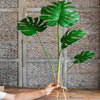 Artificial Faux Real Touch Turtle Leaf Stem Bunch