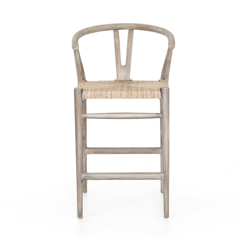 Muestra Counter + Bar Stool - Weathered Grey