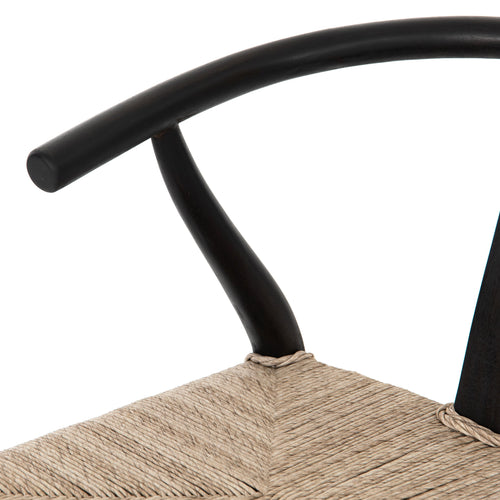 Muestra Counter + Bar Stool - Black Teak