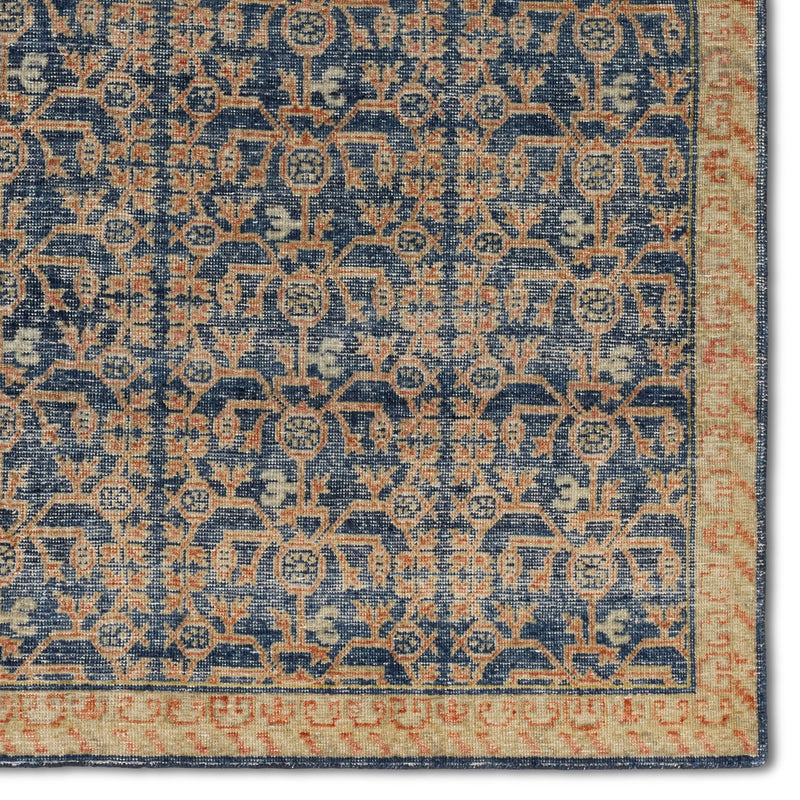 Eden Navy Merriman Hand-Knotted Rug