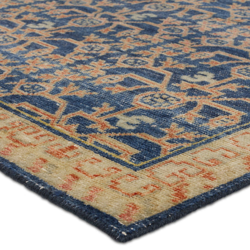 Eden Navy Merriman Hand-Knotted Rug