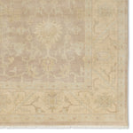 Eloquent Cream Verity Hand-Knotted Rug