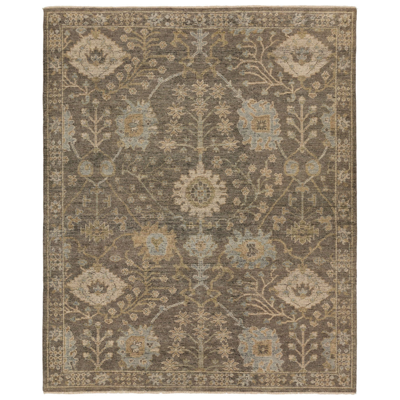 Rhapsody Gray Maeli Hand-Knotted Rug
