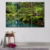 Zen Lakeside Bonsai Trees Wall Art