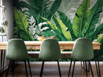 Rainforest Jungle Wallpaper. Banana Leaf Wall Mural. #6788