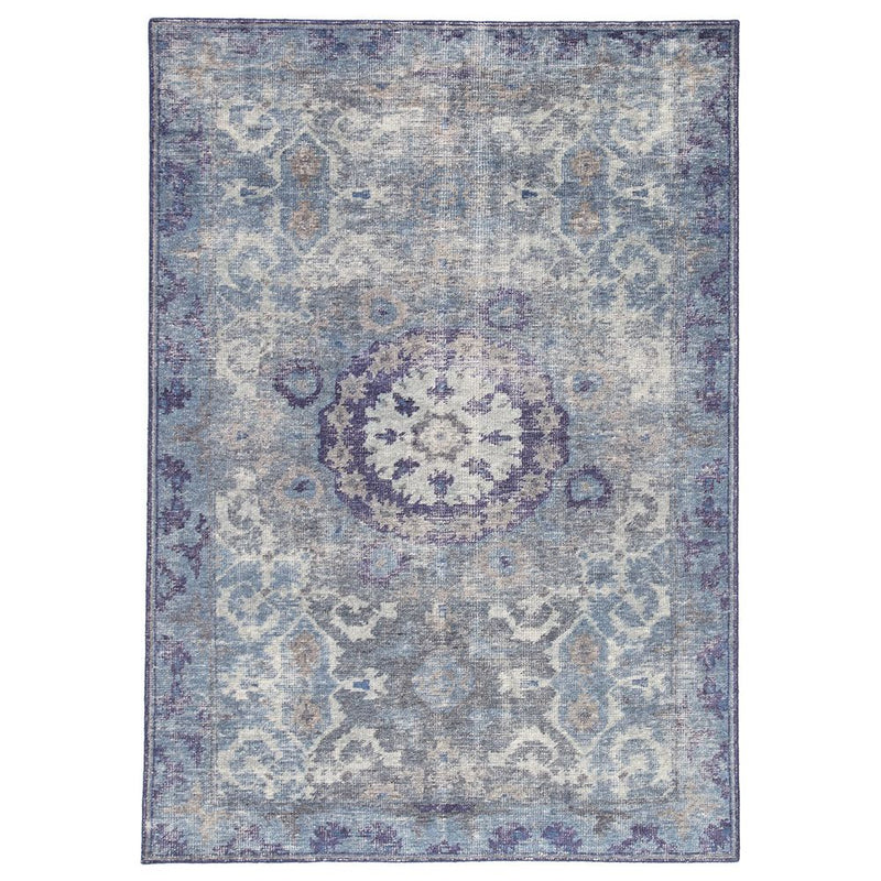 Kai Moonlight Blue Hand-Knotted Rug