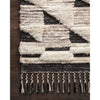 Khalid Natural/Black Hand-Knotted Rug