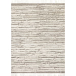 Khalid Ivory/Taupe Hand-Knotted Rug