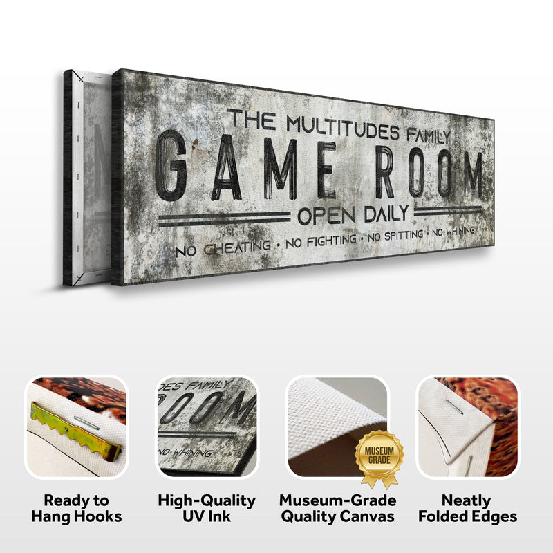 Family Game Room Sign II