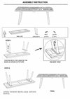 Yook Colorful Wood Bench