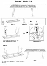 Yook Colorful Wood Bench