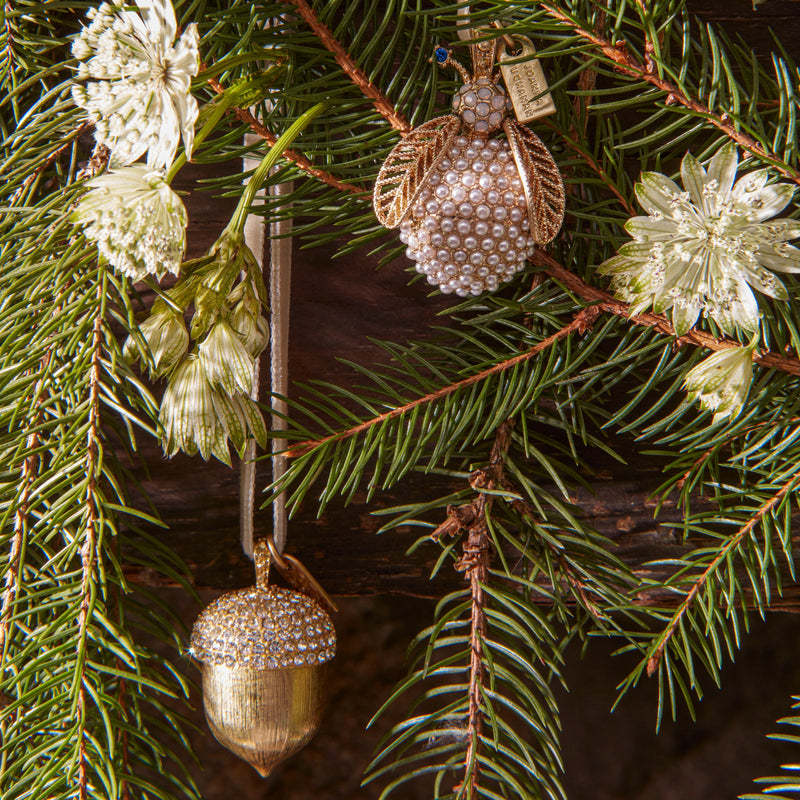 Pearl bug hanging ornament