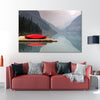 Mountain Lake Kayak Wall Art