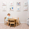 Single Acrylic Magnet Wall Frame - CHOOSE YOUR SIZE (Silver/Gold)
