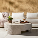 Everett Matte Stone Outdoor Coffee Table | ready to ship!