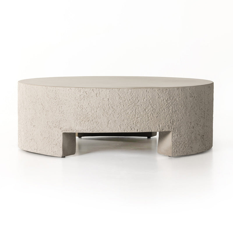 Everett Matte Stone Outdoor Coffee Table | ready to ship!