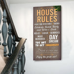 Patio Rules Sign