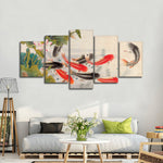 Japanese Koi Pond Wall Art