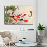 Japanese Koi Pond Wall Art