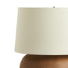 Kragen Dark Sand Porcelain Ceramic Table Lamp | ready to ship!