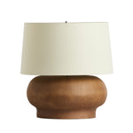 Kragen Dark Sand Porcelain Ceramic Table Lamp | ready to ship!