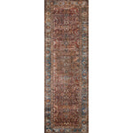 Layla Brick/Blue Rug